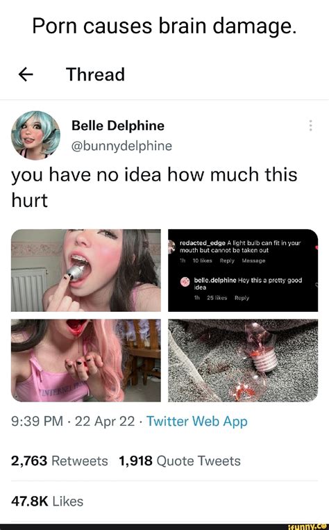 belle delphine light bulb|In a post of a girl putting a lightbulb in her mouth